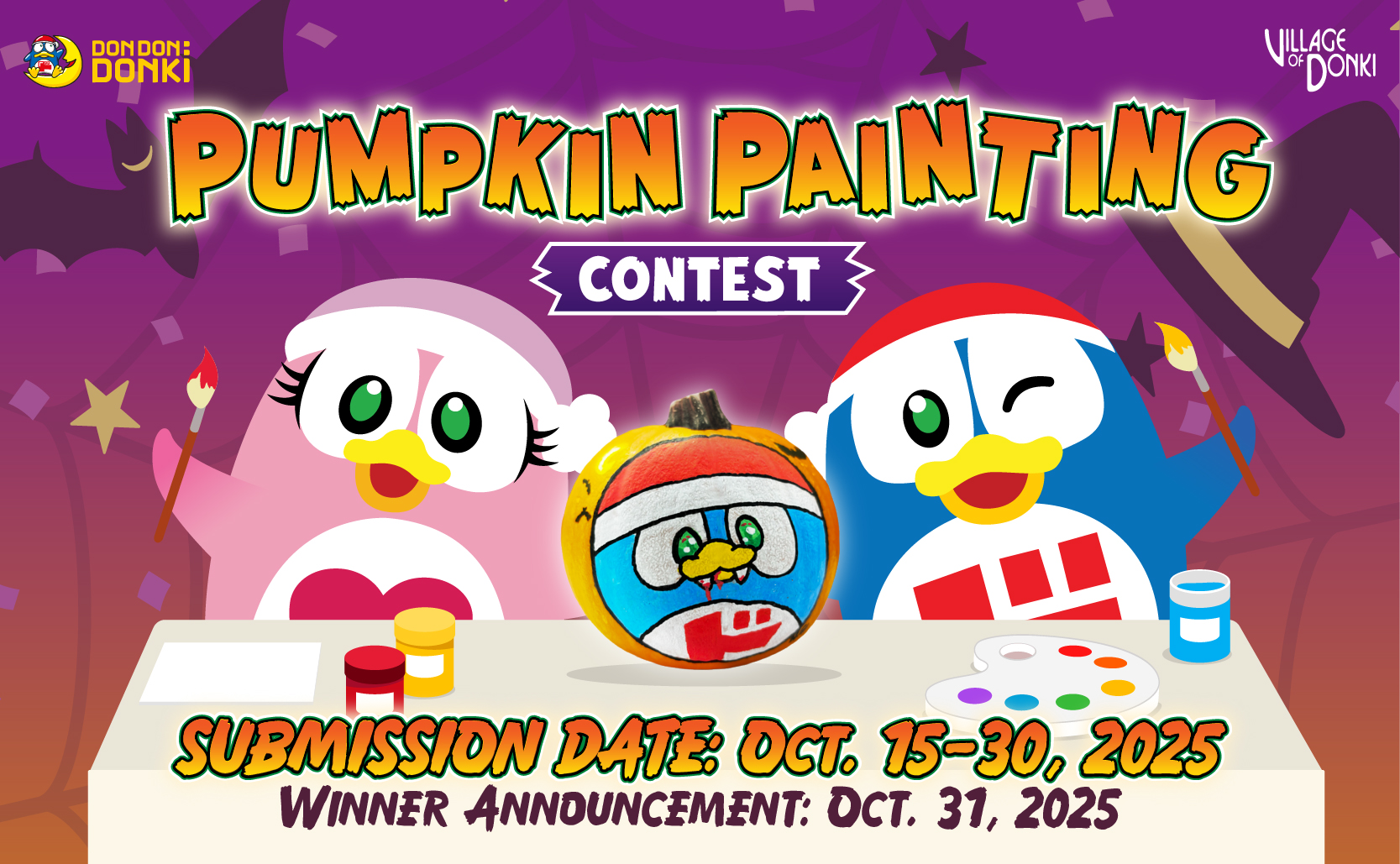 Pumpkin Painting Contest at DON DON DONKI Guam!
